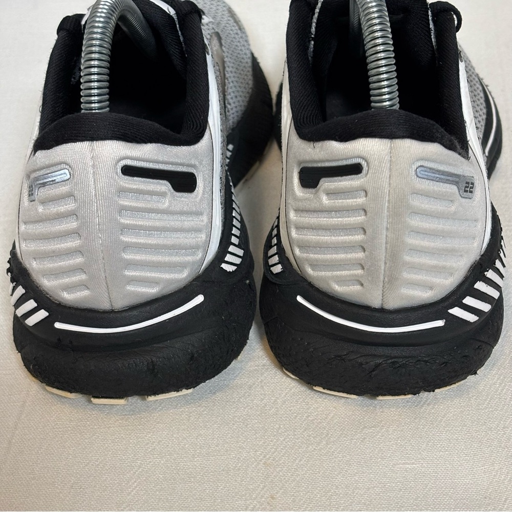 Brooks Adrenaline GTS 22 Running Shoes-White/Gray/Black-Men Size 8.5 - Picture 5 of 11